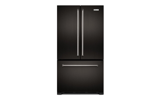 KitchenAid 22 cu. ft. Counter Depth French Door Refrigerator with Interior Dispense - KRFC302EBS