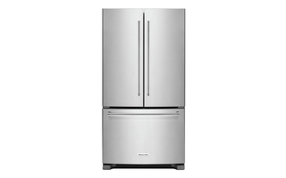 KitchenAid 20 cu. ft. Counter-Depth French Door Refrigerator with Interior Dispense - KRFC300ESS