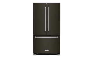 KitchenAid 20 cu. ft. Counter-Depth French Door Refrigerator with Interior Dispense - KRFC300EBS