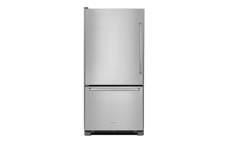 KitchenAid 19 cu. ft.  Full Depth Non Dispense Bottom Mount Refrigerator - KRBL109ESS