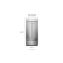 KitchenAid French Door Refrigerator 20.8 cu. ft. 36 in. - KBFN506ESS