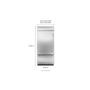 KitchenAid Refrigerator with Bottom Freezer 20.9 cu. ft. 36 in. - KBBL306ESS