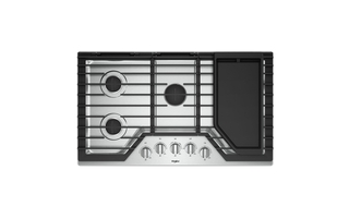 Whirlpool 36 in. Gas Cooktop with Griddle - WCG97US6HS
