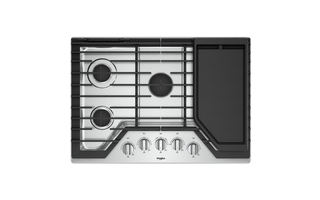 Whirlpool 30 in. Gas Cooktop with Griddle - WCG97US0HS