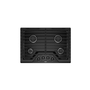 Whirlpool 30 in. Gas Cooktop with EZ-2-Lift™ Hinged Cast-Iron Grates - WCG55US0HB