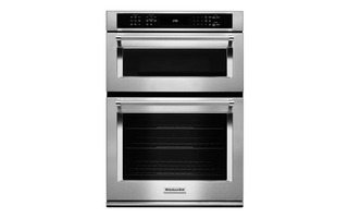 KitchenAid 30 in. Combination Wall Oven with Even-Heat True Convection (Lower Oven) - KOCE500ESS