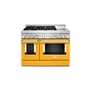 KitchenAid 48 in. Smart Commercial-Style Gas Range with Griddle - KFGC558JYP