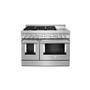 KitchenAid 48 in. Smart Commercial-Style Gas Range with Griddle - KFGC558JSS