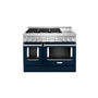 KitchenAid 48 in. Smart Commercial-Style Gas Range with Griddle - KFGC558JIB