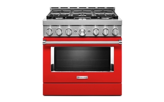 KitchenAid 36 in. Smart Commercial-Style Gas Range with 6 Burners - KFGC506JPA