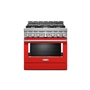 KitchenAid 36 in. Smart Commercial-Style Gas Range with 6 Burners - KFGC506JPA