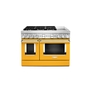 KitchenAid 48 in. Smart Commercial-Style Dual Fuel Range with Griddle - KFDC558JYP