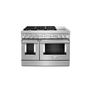 KitchenAid 48 in. Smart Commercial-Style Dual Fuel Range with Griddle - KFDC558JSS