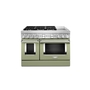 KitchenAid 48 in. Smart Commercial-Style Dual Fuel Range with Griddle - KFDC558JAV