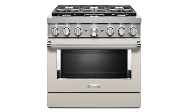 KitchenAid 36 in. Smart Commercial-Style Dual Fuel Range with 6 Burners - KFDC506JMH