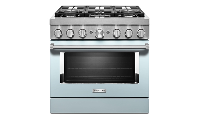 KitchenAid 36 in. Smart Commercial-Style Dual Fuel Range with 6 Burners - KFDC506JMB