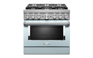 KitchenAid 36 in. Smart Commercial-Style Dual Fuel Range with 6 Burners - KFDC506JMB