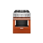 KitchenAid 30 in. Smart Commercial-Style Dual Fuel Range with 4 Burners - KFDC500JSC