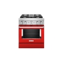 KitchenAid 30 in. Smart Commercial-Style Dual Fuel Range with 4 Burners - KFDC500JPA