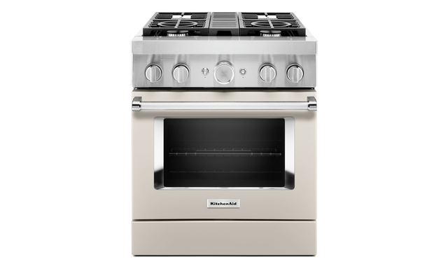 KitchenAid 30 in. Smart Commercial-Style Dual Fuel Range with 4 Burners - KFDC500JMH