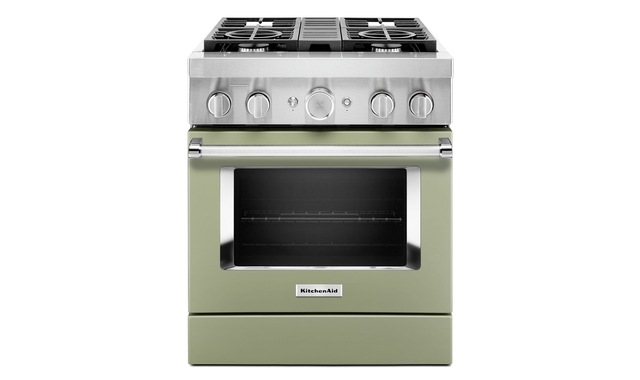 KitchenAid 30 in. Smart Commercial-Style Dual Fuel Range with 4 Burners - KFDC500JAV