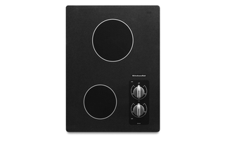 KitchenAid 15 in. Electric Cooktop with 2 Radiant Elements - KECC056RBL