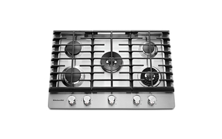 KitchenAid 30 in. 5-Burner Gas Cooktop with Griddle - KCGS950ESS