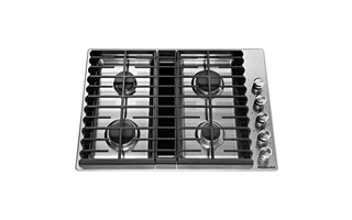 KitchenAid 30 in. 4 Burner Gas Downdraft Cooktop - KCGD500GSS