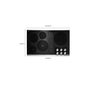 KitchenAid 36 in. Electric Downdraft Cooktop with 5 Elements - KCED606GSS