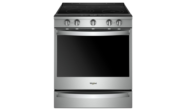 Whirlpool 6.4 cu. ft. Smart Slide-in Electric Range with Frozen Bake™ Technology - YWEE750H0HZ