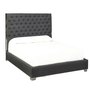 Kroma Grey Fabric Queen Bed