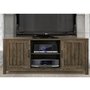 TV Console Seared Oak