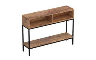 Ojas Console Table in Natural Burnt