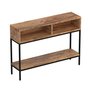 Ojas Console Table in Natural Burnt