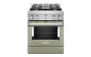 KitchenAid 30 in. Smart Commercial-Style Gas Range with 4 Burners - KFGC500JAV