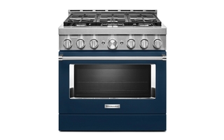 KitchenAid 36 in. Smart Commercial-Style Gas Range with 6 Burners - KFGC506JIB