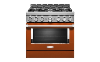 KitchenAid 36 in. Smart Commercial-Style Gas Range with 6 Burners - KFGC506JSC