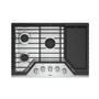 Whirlpool 30 in. Gas Cooktop with Griddle - WCG97US0HS