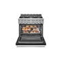 KitchenAid 36 in. Smart Commercial-Style Gas Range with 6 Burners - KFGC506JBK