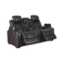 3700318 - Party Time Power Reclining Loveseat with Console by Ashley