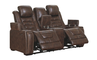 3850118 - Game Zone Power Reclining Loveseat with Console by Ashley