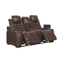 3850118 - Game Zone Power Reclining Loveseat  with Console by Ashley