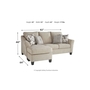 4970168 - Abney Sofa Chaise Sleeper by Ashley