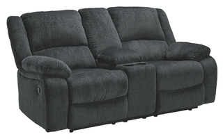 7650494 - Draycoll Reclining Loveseat with Console