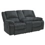 7650494 - Draycoll Reclining Loveseat with Console