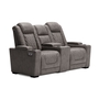 9300318 - HyllMont Power Reclining Loveseat  with Console by Ashley