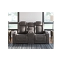 9300318 - HyllMont Power Reclining Loveseat  with Console by Ashley