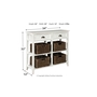 A4000139 - Oslember Sofa/Console Table by Ashley