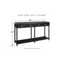 A4000189 - Eirdale Sofa/Console Table by Ashley