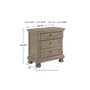 Lettner Nightstand by Ashley - B733-92